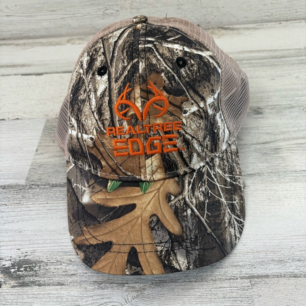 Realtree Edge OS Camo Ball Cap Realtree Edge Embroidered Graphic